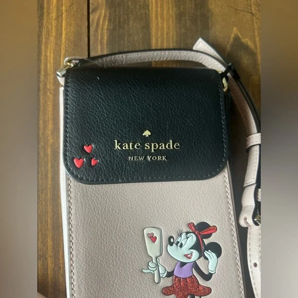 NEW Kate Spade x Minnie Mouse Disney Pink Crossbody Purse - Picture 3 of 8
